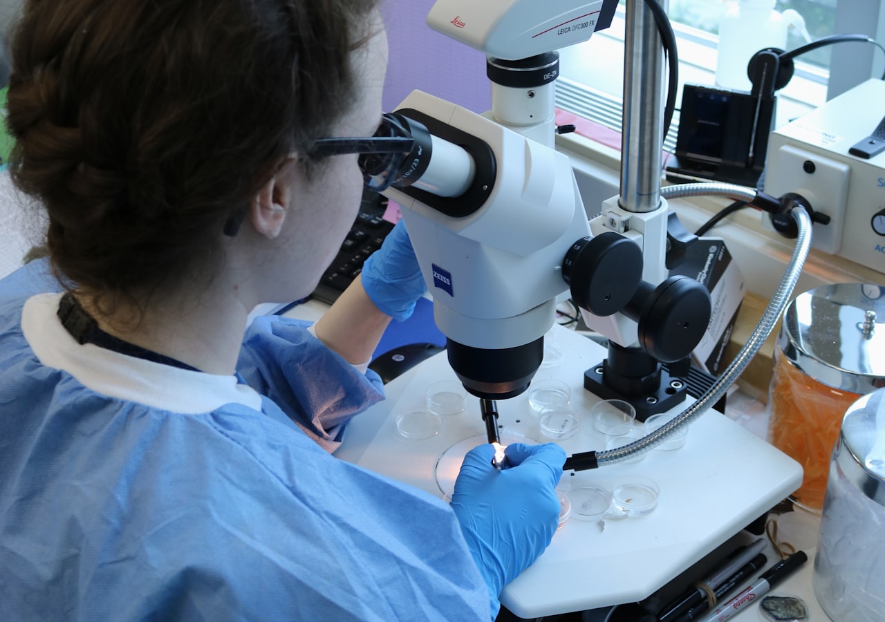Researcher supporting better liver health